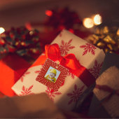 Rotes Foto Moderne Freude Keramikornament