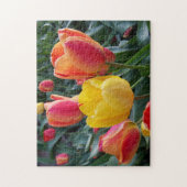 Rotes Foto Rock Garden Puzzle (Vertikal)