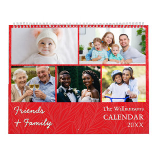 Rotes Foto - Veranstaltungskalender für Familien u Kalender