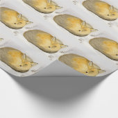 Rotes Fox-Packpapier Geschenkpapier (Ecke)