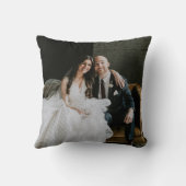 Rotes frisch vermähltes Foto für rustikale Urlaubs Kissen (Rückseite)