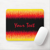 Rotes Frisierte Auto Flammen Mousepad (Mit Mouse)