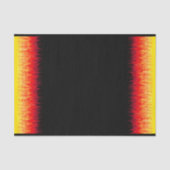 Rotes Frisierte Auto Flammen Seidenpapier (Vorderseite)