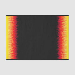 Rotes Frisierte Auto Flammen Seidenpapier