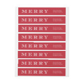 Rotes FRÖHLICHES (Bogen)