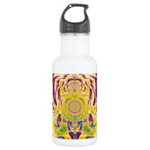 Rotes Frühling Edelstahlflasche
