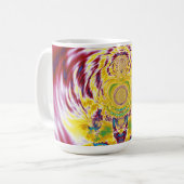 Rotes Frühling Kaffeetasse (Vorderseite Links)