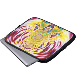 Rotes Frühling Laptopschutzhülle