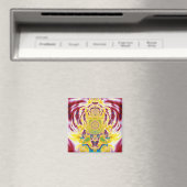 Rotes Frühling Magnet (In Situ (Geschirrspüler))