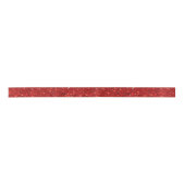 Rotes funkelndes Glittermuster Satinband (Vorderseite)