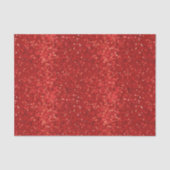Rotes funkelndes Glittermuster Seidenpapier (Vorderseite)
