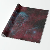 Rotes Galaxie-Packpapier Geschenkpapier (Ungerollt)