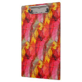 Rotes Gelb der Aquarellkunst Klemmbrett (Links)