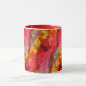 Rotes Gelb der Aquarellkunst Tasse (Zentrum)