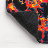 Rotes Gelb Mousepad (Ecke)