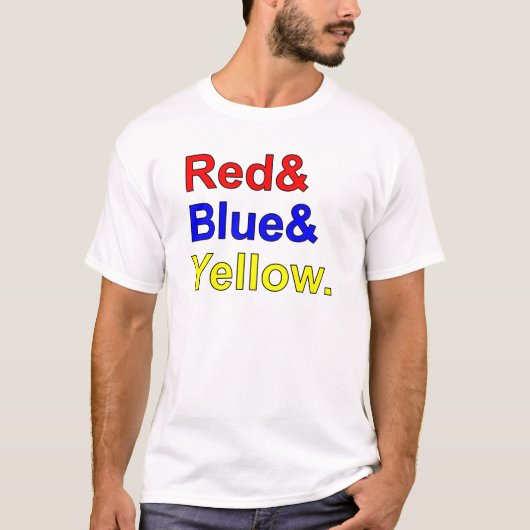 Rotes Gelb | Primärfarben T-Shirt (Vorderseite)