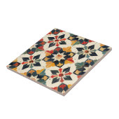 Rotes Gelb und Grün aus Marokko Fliese (Seite)