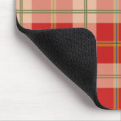 Rotes gelbes blaues Grün kariertes Mousepad (Ecke)