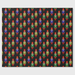 Rotes, gelbes, geflecktes Muster Geschenkpapier