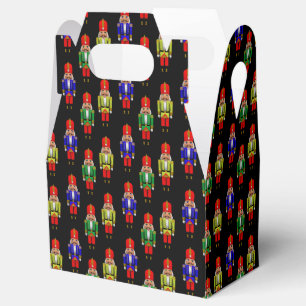 Rotes, gelbes, geflecktes Muster Geschenkschachtel