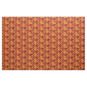 Rotes gelbes orange Herbst-Blätter Browns Stoff (Yard (91,4 cm))