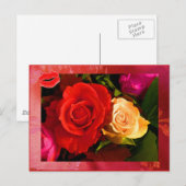 Rotes Gelbes Rot II Postkarte (Vorne/Hinten)