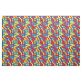 Rotes, gelbes u. blaues stoff (Fat Quarter (45,7 x 55,9 cm))