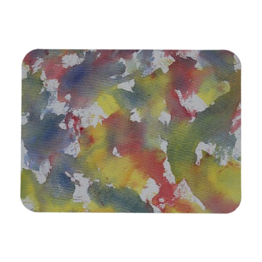 Rotes Gelbfarben Magnet (Horizontal)