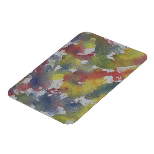 Rotes Gelbfarben Magnet (Linke Seite)