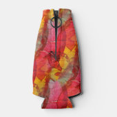 Rotes Gelbfärbungskunst Flaschenkühler (Rückseite)