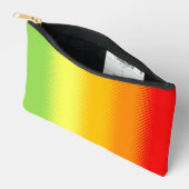 Rotes Gelbgrün Zubehörtasche (Offen)