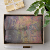 Rotes Gelbwald im Herbst Seidenpapier (Geschenk)