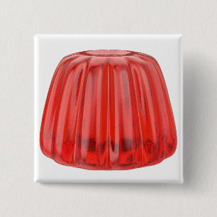 Rotes Geleew dessert Button