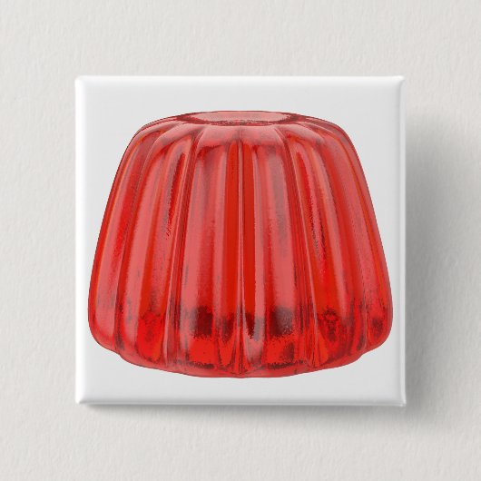 Rotes Geleew dessert Button (Vorderseite)