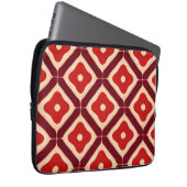 rotes geometrisches abstraktes Design Laptopschutzhülle (Vorne Rechts)