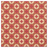 rotes geometrisches abstraktes Design Stoff (Muster)