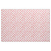 Rotes geometrisches gemaltes Muster-Gewebe Stoff (Fat Quarter (45,7 x 55,9 cm))