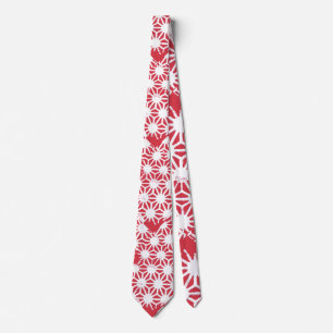 rotes geometrisches Muster Krawatte