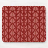 rotes geometrisches Muster Mousepad (Vorne)