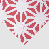 rotes geometrisches Muster Seidenpapier (Ausschnitt)