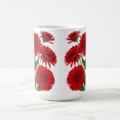 Rotes Gerbera-Daisy-Blumenstrauß Kaffeetasse (Mittel)