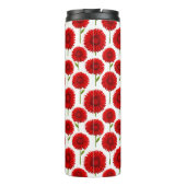 Rotes Gerbera-Daisy-Sträußchen Thermosbecher (Rückseite)