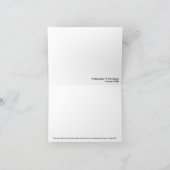 Rotes Gerbera-Gänseblümchen notecard Karte (Innenseite)