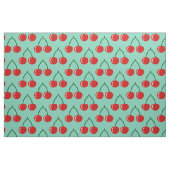 Rotes Gewebe des Kirschdruckmusters DIY Textil Stoff (Fat Quarter (45,7 x 55,9 cm))