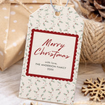 Rotes gewelltes Frohe Weihnachten