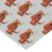 Rotes Gift Dart Frosch Tablecloth Tischdecke (Schrägansicht)