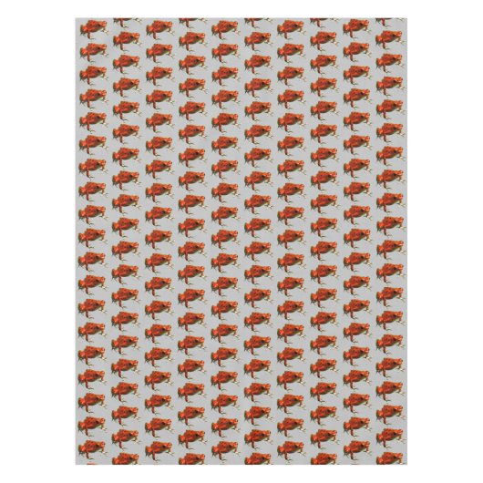 Rotes Gift Dart Frosch Tablecloth Tischdecke (Vorderseite)
