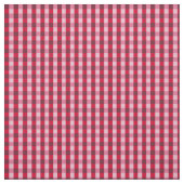 Rotes Gingham-Gewebe Stoff (Muster)