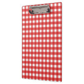 Rotes Gingham Klemmbrett (Links)