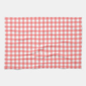 Rotes Gingham Küchentuch (Horizontal)